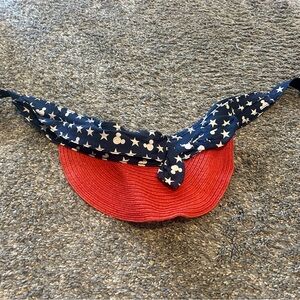 Disney Red and Blue Hat with Mouse and Star Design